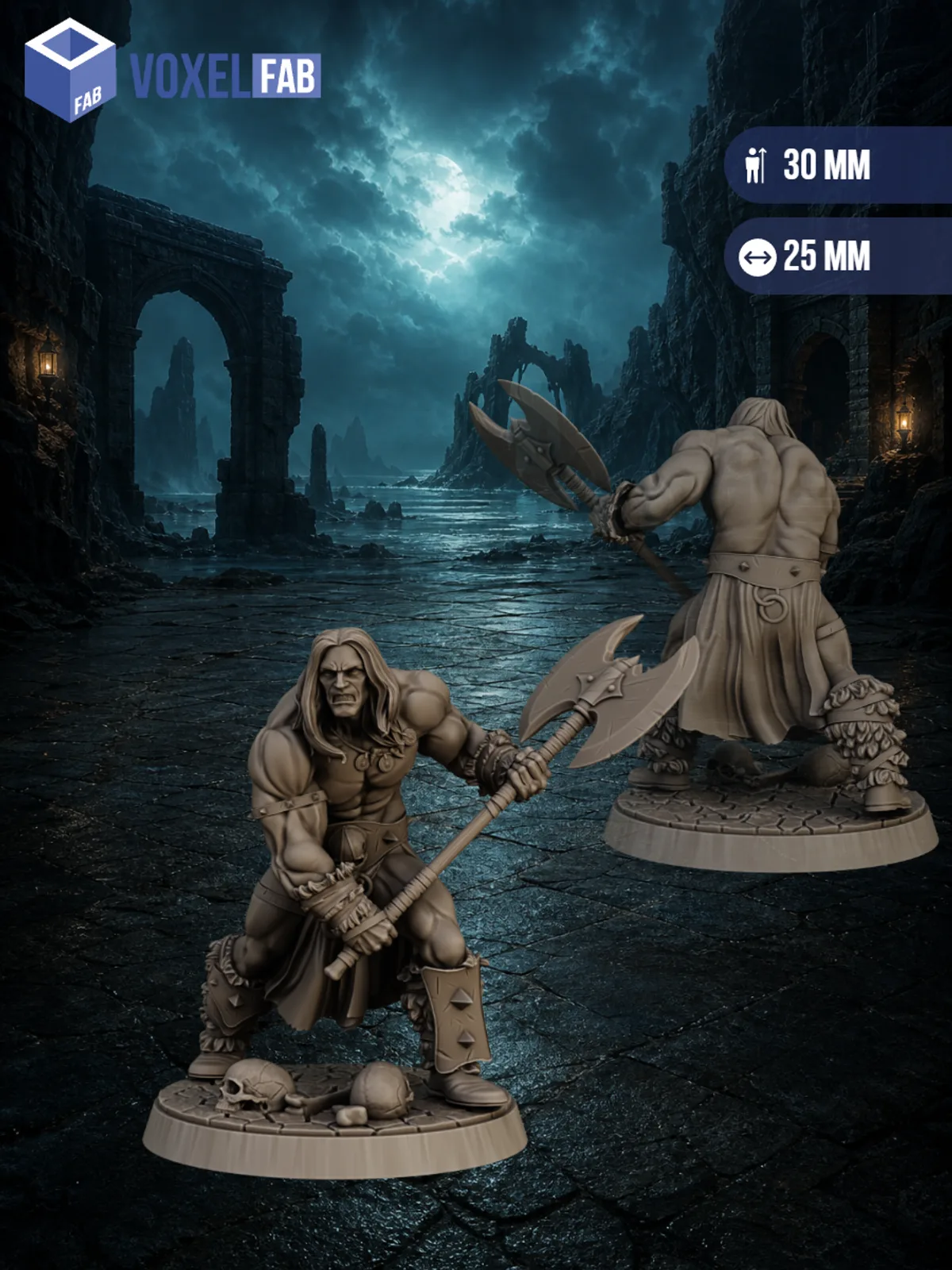 Стражи Древних Земель Набор для настольных игр ДнД (DnD),Pathfinder, НРИ. Масштаб 32 мм (1:56). Миниатюр — фото 2