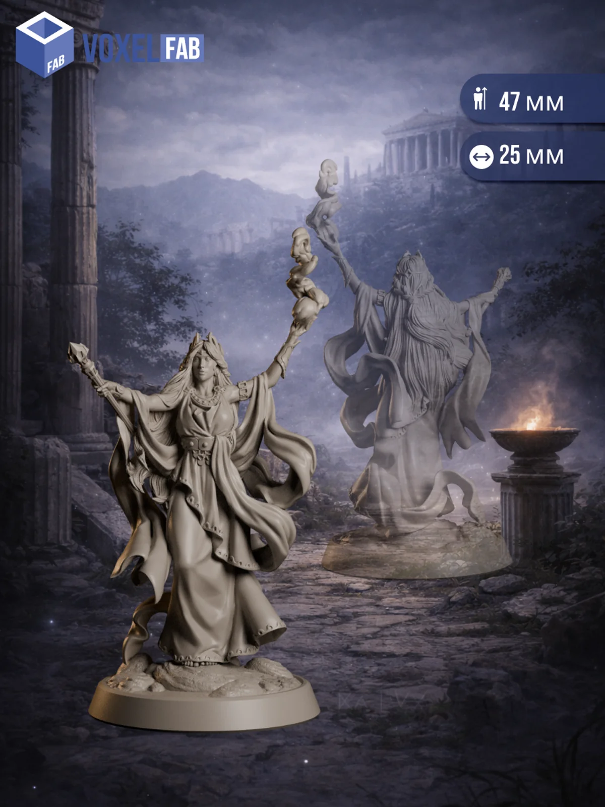 Легенды Олимпа, Набор миниатюр Днд DnD, 6шт для НРИ — фото 2