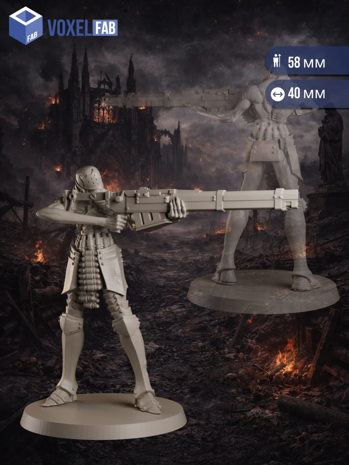 Наемники миниатюры для настольных игр РНИ, Trench Crusade — фото 3