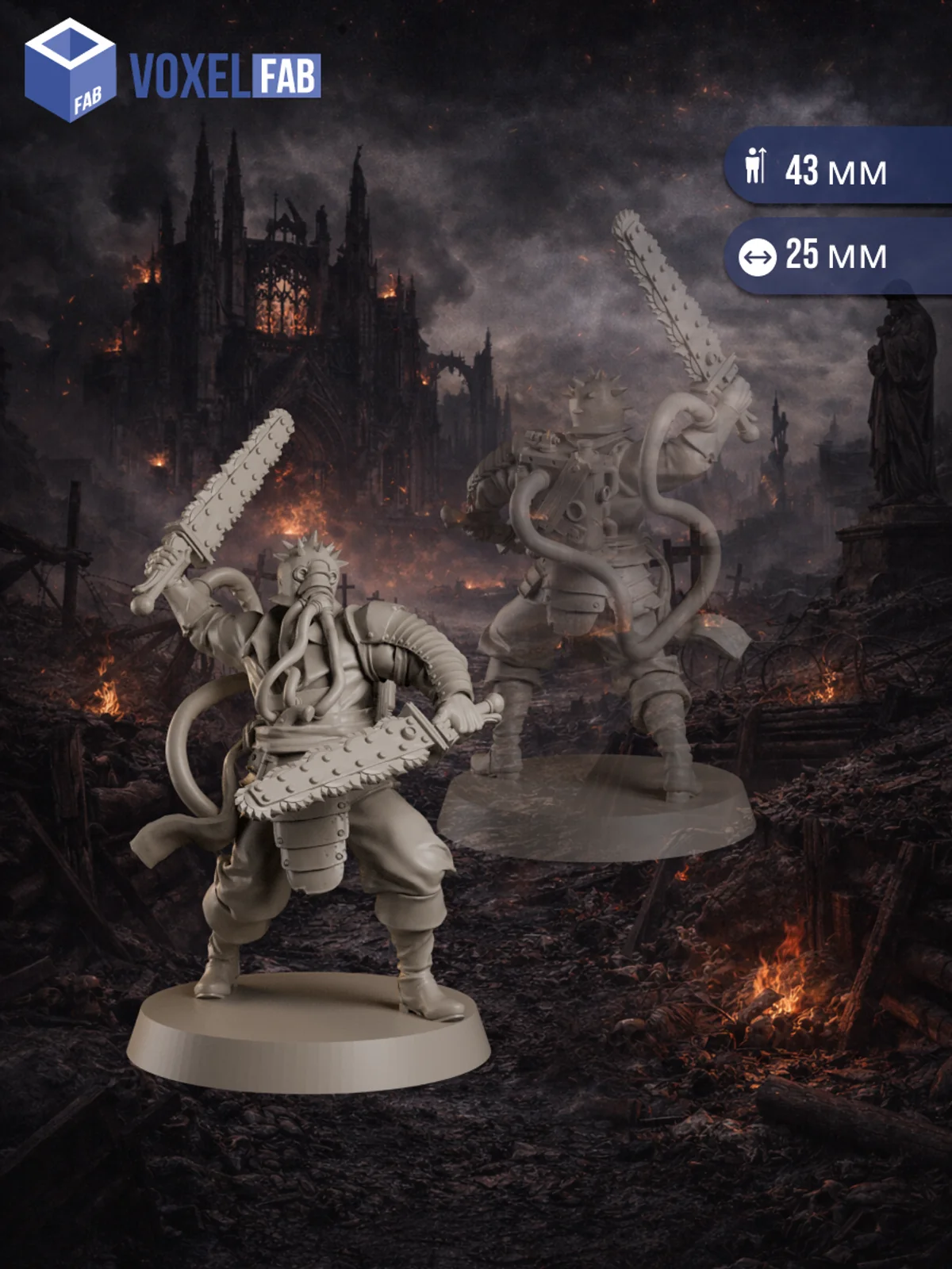 Мясники Ничейной Земли, Наемники миниатюры для настольных игр РНИ, Trench Crusade, WarGames — фото 2